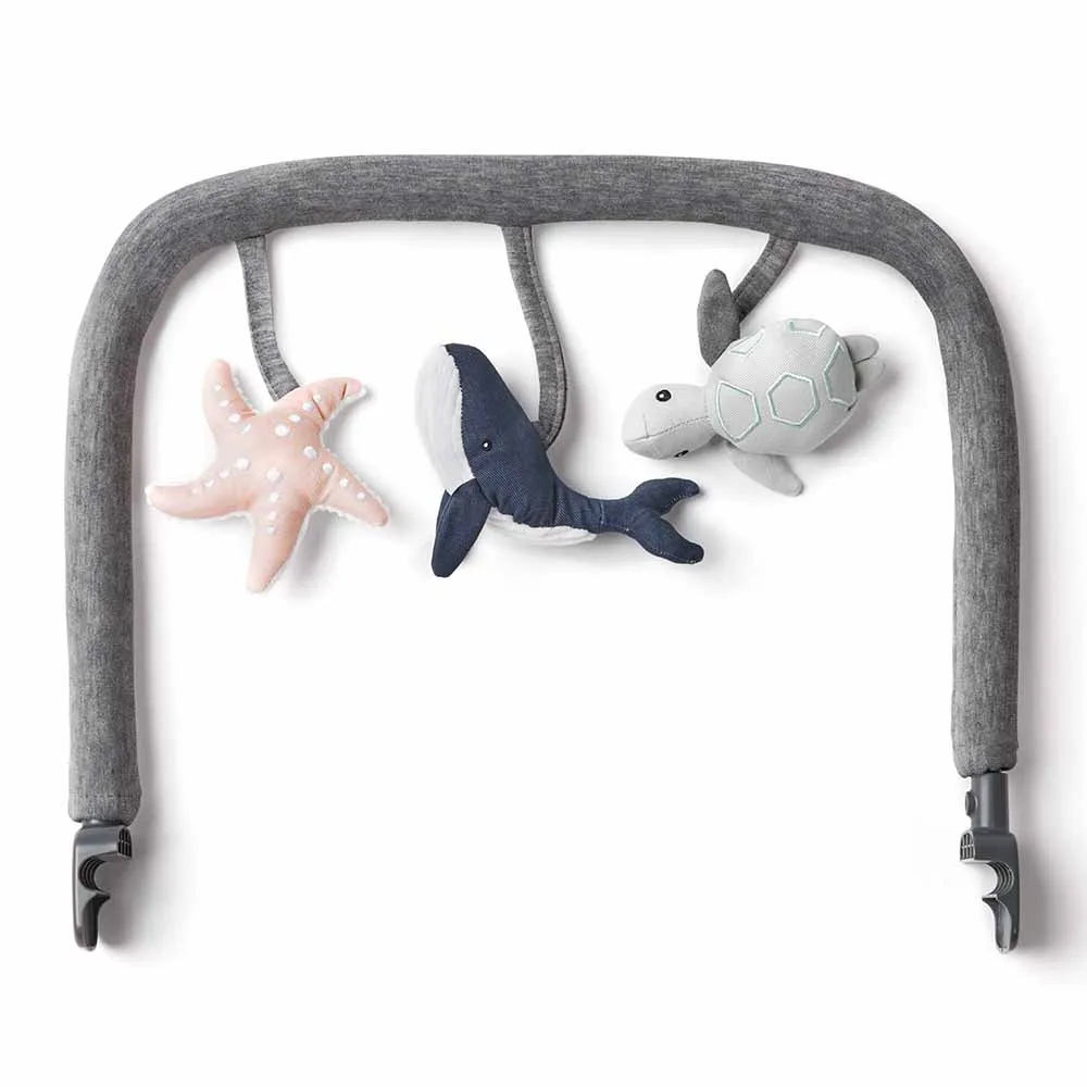 Evolve Bouncer Toy Bar - Charcoal Grey: Ocean Wonders