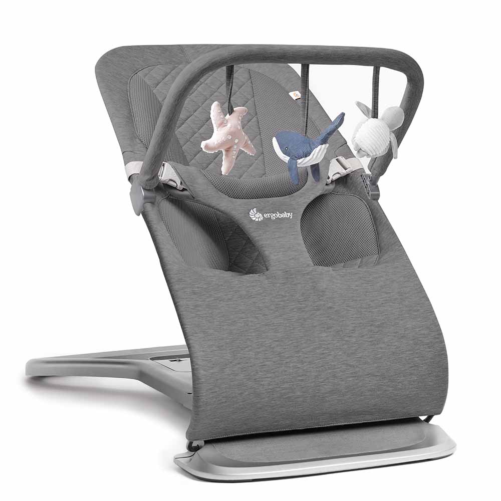 Evolve Bouncer Toy Bar - Charcoal Grey: Ocean Wonders