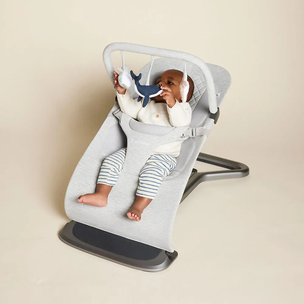 Evolve Bouncer Toy Bar - Light Grey: Ocean Wonders