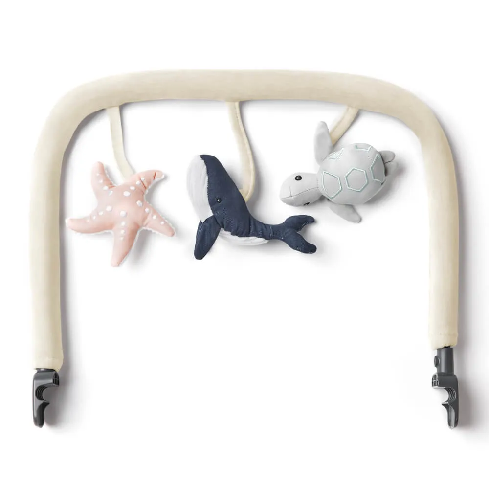 Evolve Bouncer Toy Bar - Cream: Ocean Wonders