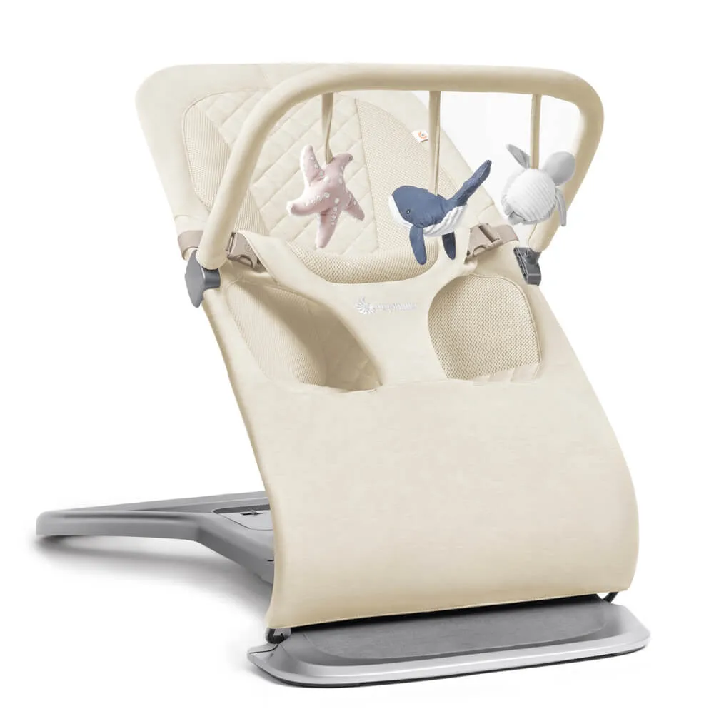 Evolve Bouncer Toy Bar - Cream: Ocean Wonders