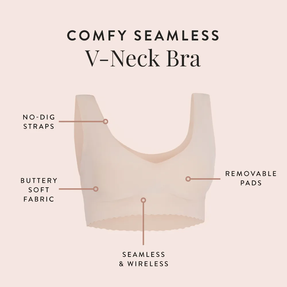 Comfy Seamless Bra (V-Neck) 5 Comfy Seamless Bra (V-Neck)