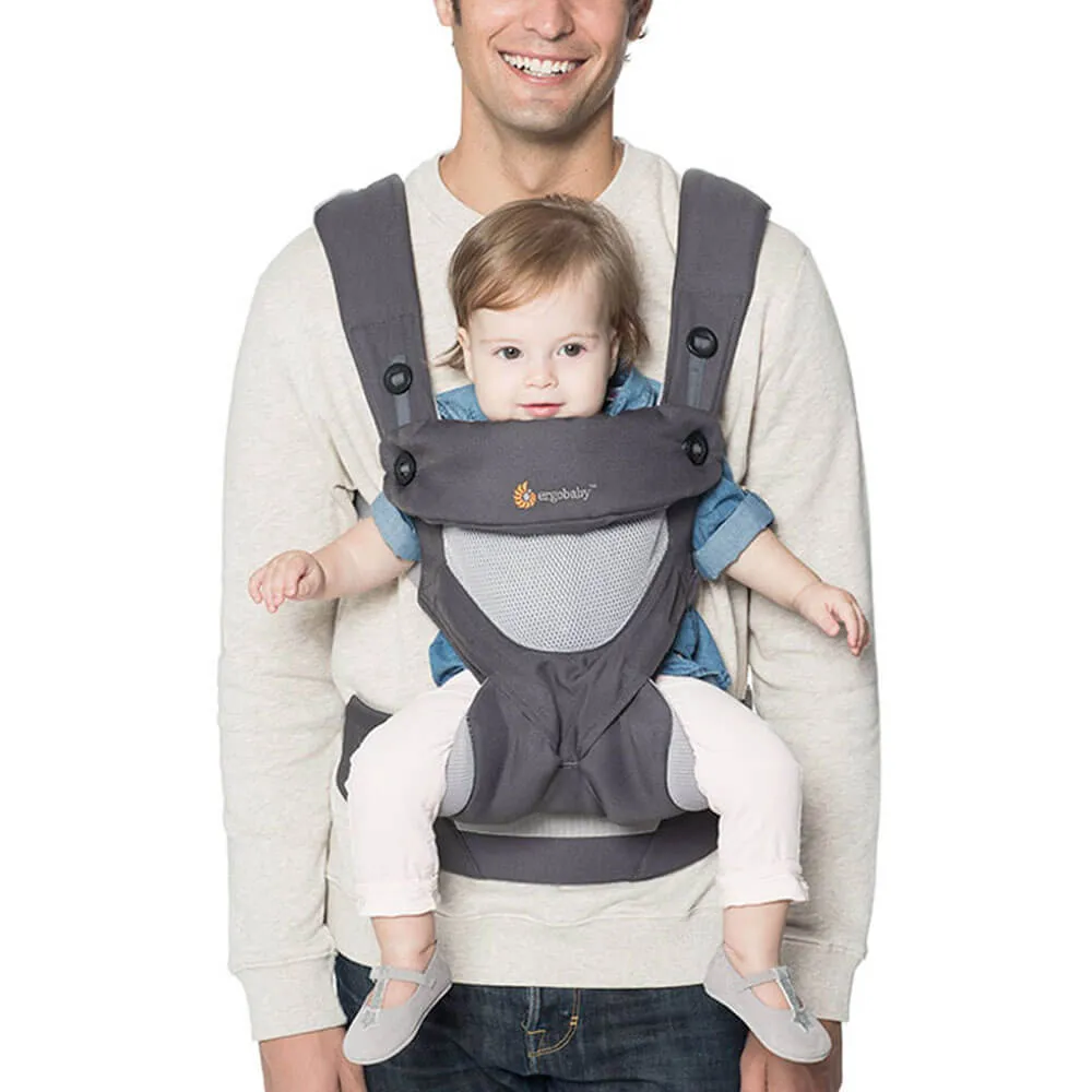 360 Mesh Baby Carrier - Carbon Grey