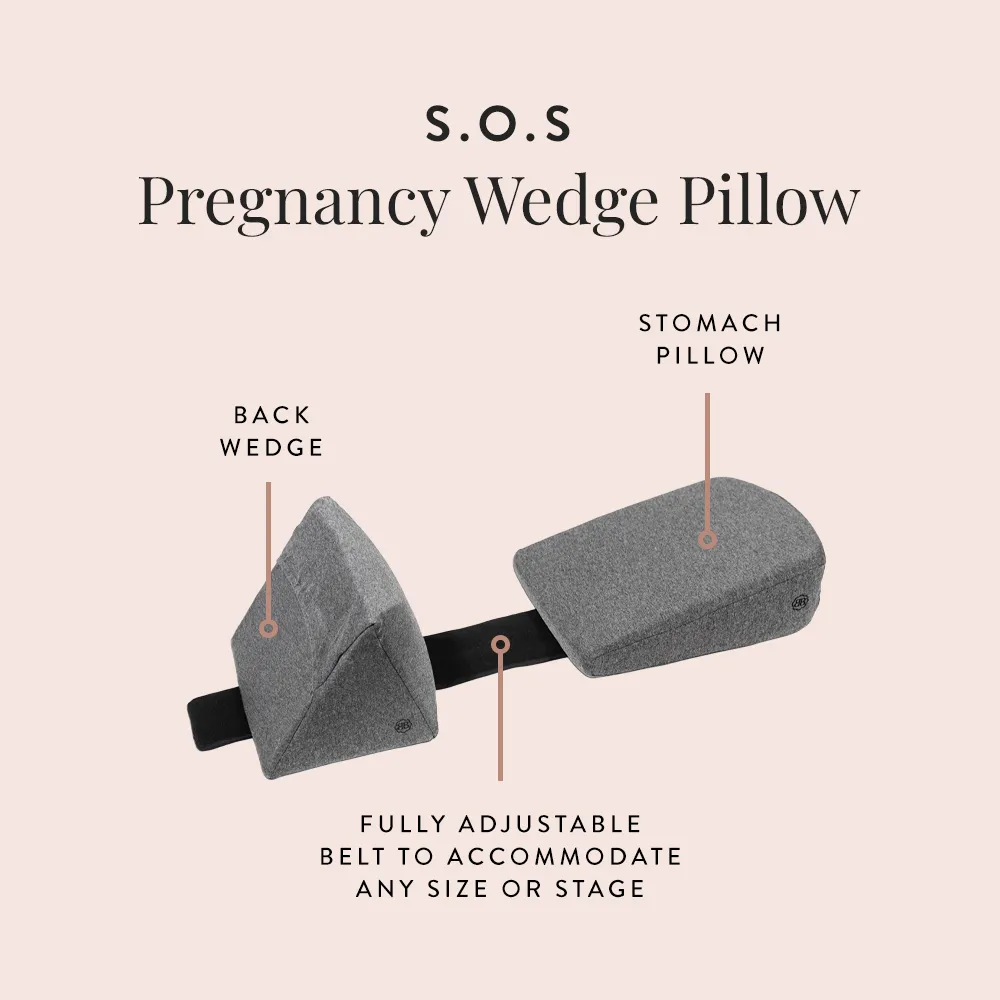 S.O.S. Side Sleeper Pregnancy Wedge Pillow 6 S.O.S. Side Sleeper Pregnancy Wedge Pillow